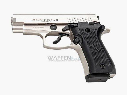 Ekol P29 Rev. II vernickelt Schreckschusswaffe Kaliber 9mm P.A.K