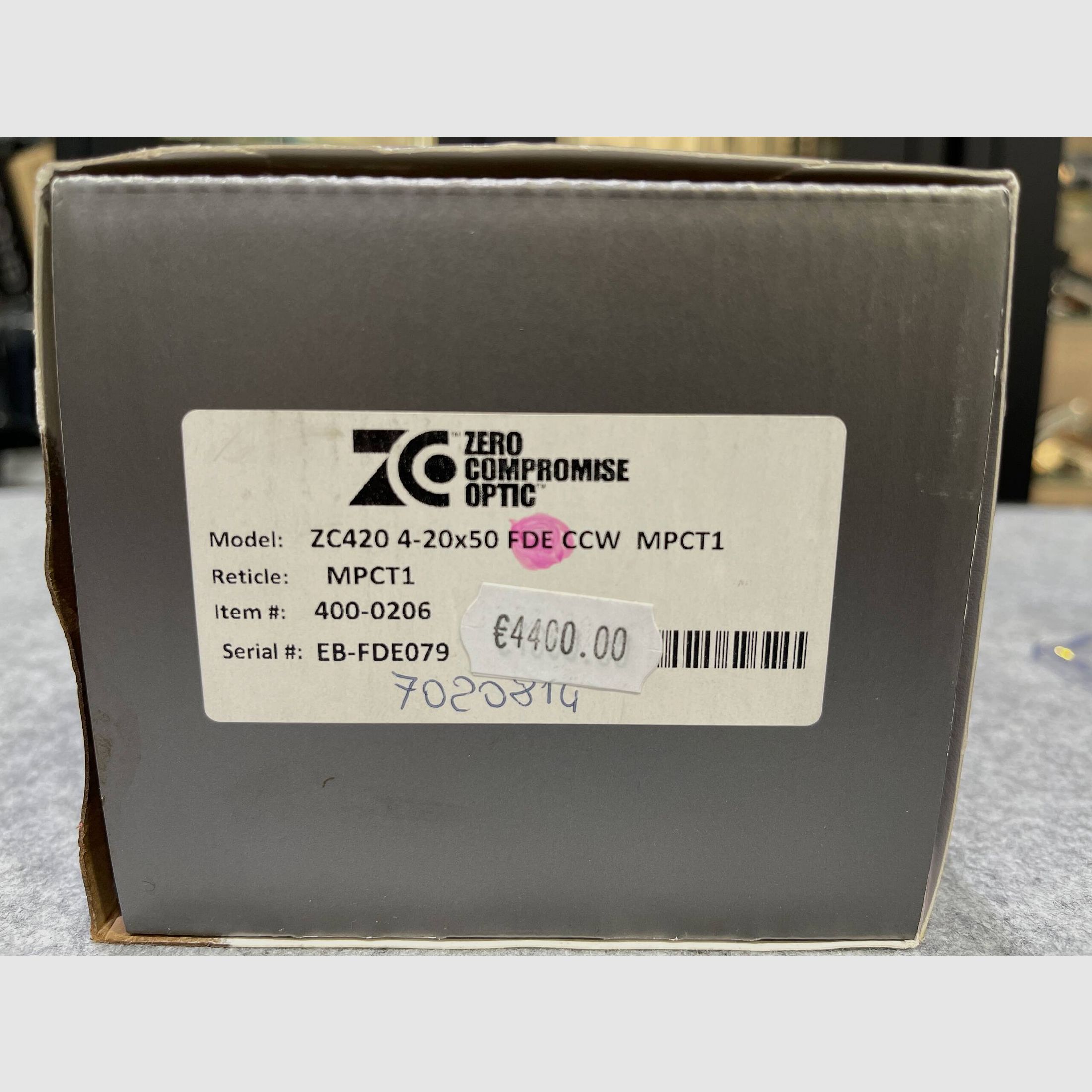 ZERO COMPROMISE ZC420 4-20X50 FDE CCW MPCT1, Bild 10 von 10