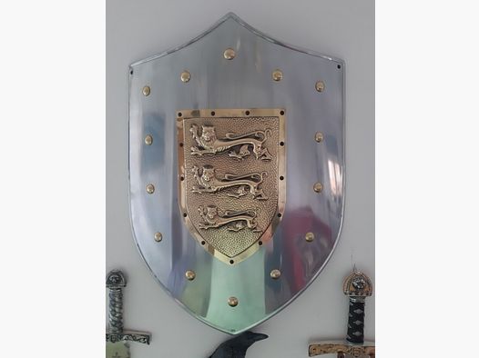 PRIX TOP ---- ÉCUSSON WAPPENSCHILD Réplique du Roi Richard CŒUR DE LION, J'ai plus d'annonces de collectionneurs de Cœur de Lion