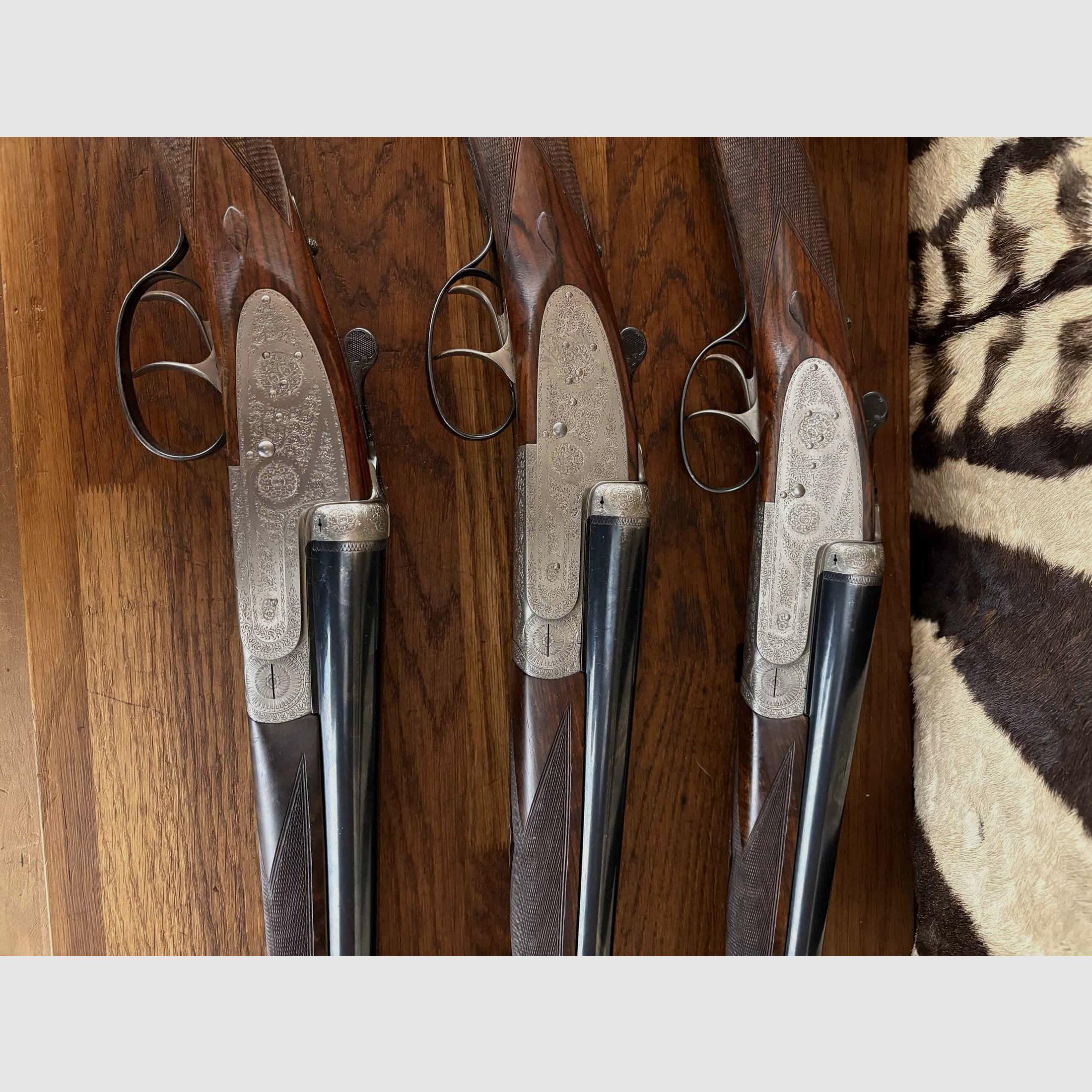 Triplette Garbi über-unter mit Platten – Kal. 20/70 – ca. 70 cm – Chokes 1/4 1/2, Bild 6 von 10