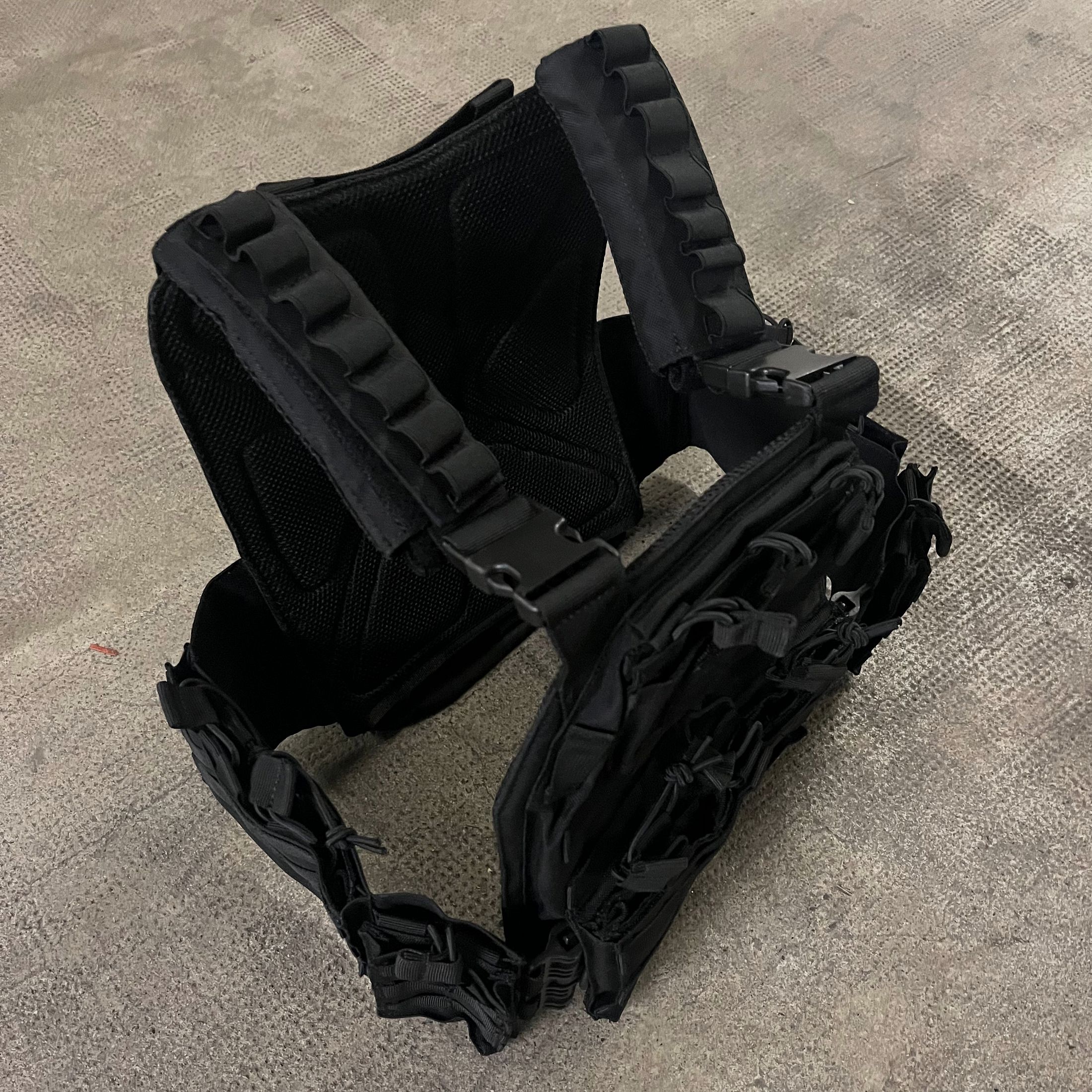 Gebraucht - Komplette taktische Weste SCHWARZ, Bild 3 von 4