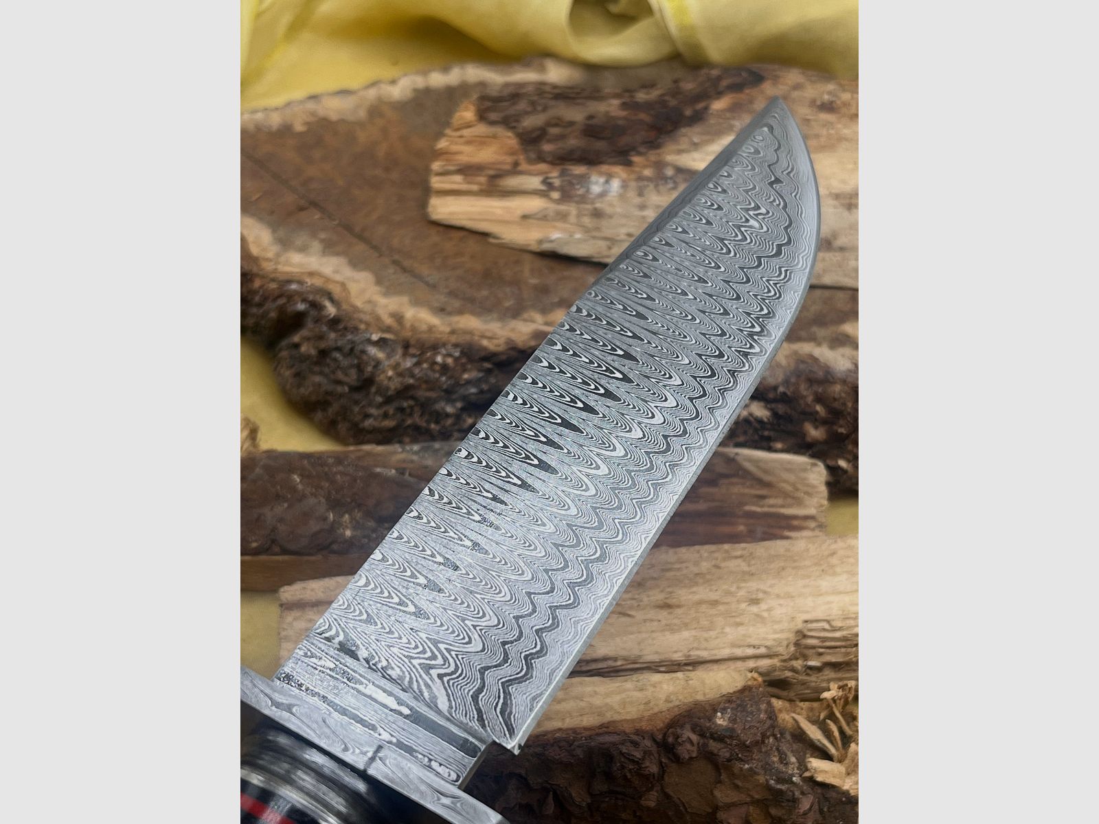 Jagdmesser Damaststahl 