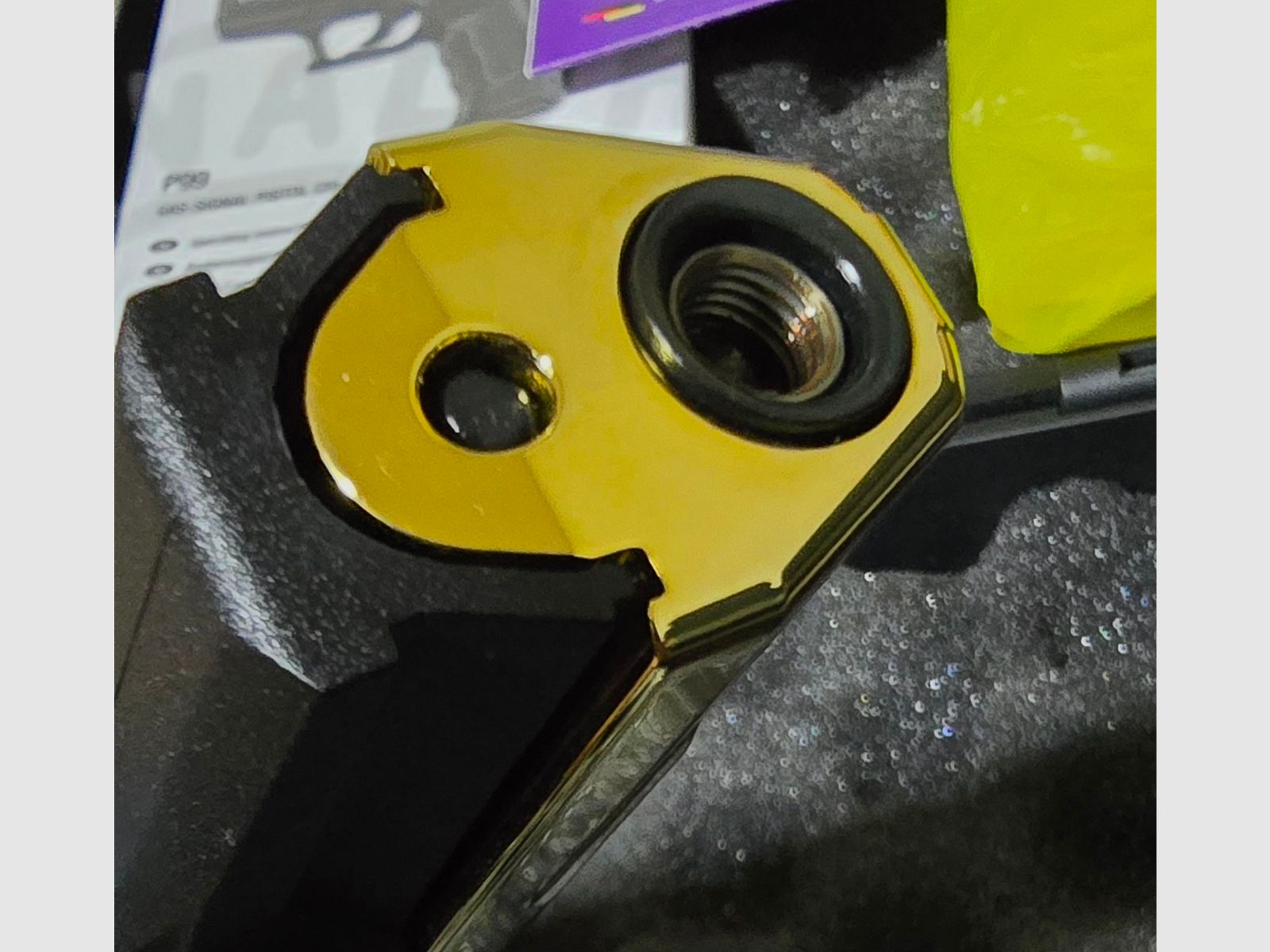 Walther P99 Gold Schreckschuss 9mm PAK placcato in oro 24 carati