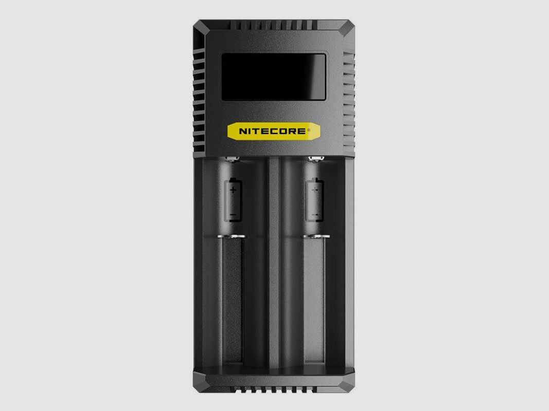 Universelles Schnellladegerät Nitecore für Li-ion-, Ni-MH- und IMR-Batterien - AA, AAA, 14500, 18650, 21700 und RCR123A, Bild 2 von 3