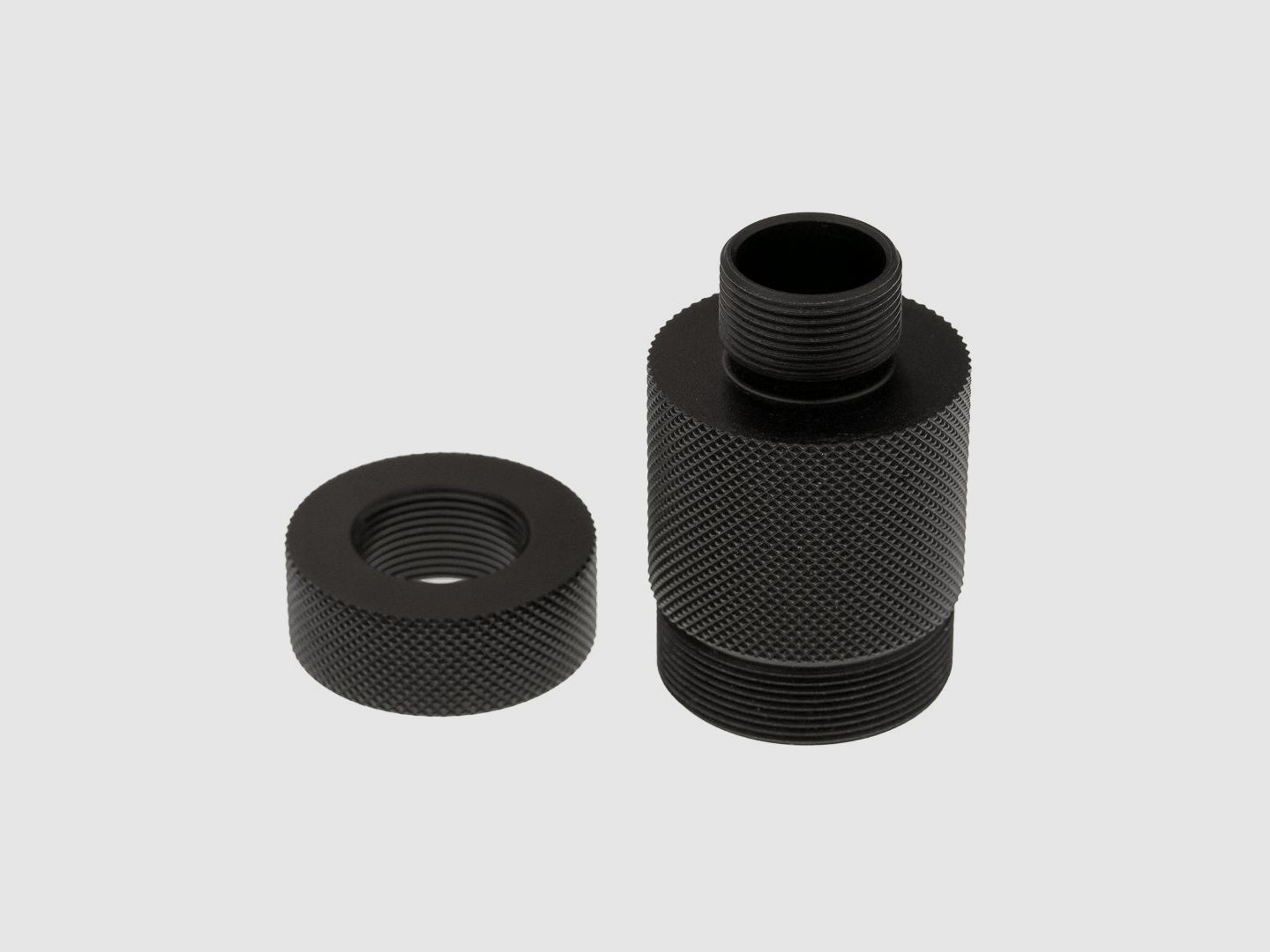 AEA Schalldämpfer Adapter | HP MAX & HP MAX 2 | Challenger BULLPUP .357/.45/.50 |  SCHWARZ