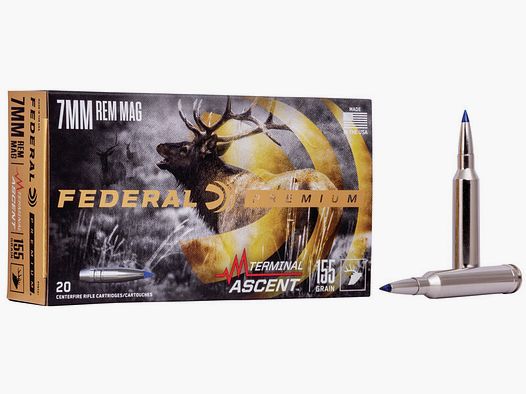 Federal Premium Terminal Ascent 7mm Rem. Mag. 155GR Polymer Tip 20 Patronen