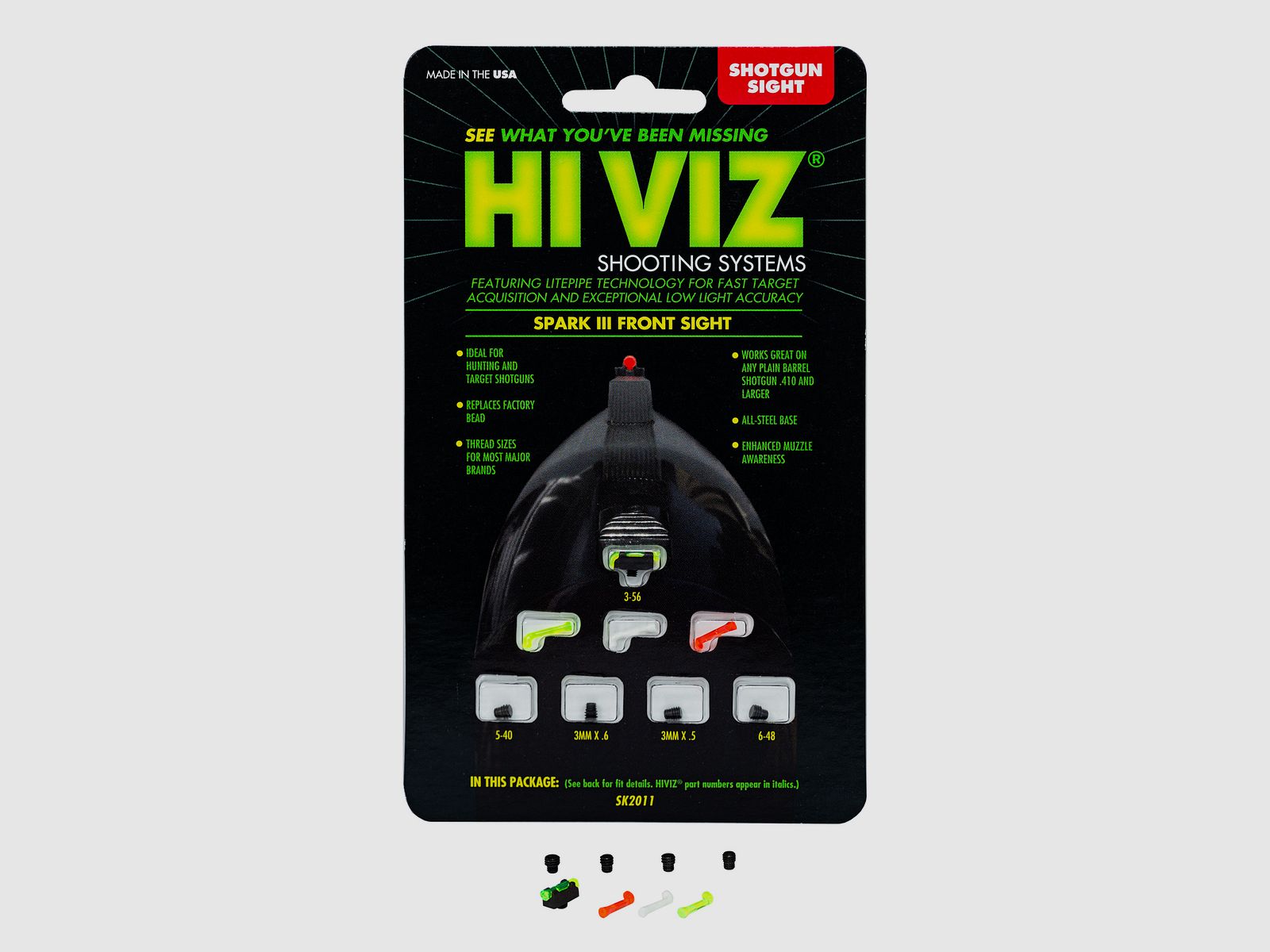 HIVIZ Spark III mirino in fibra ottica, immagine 3 di 3