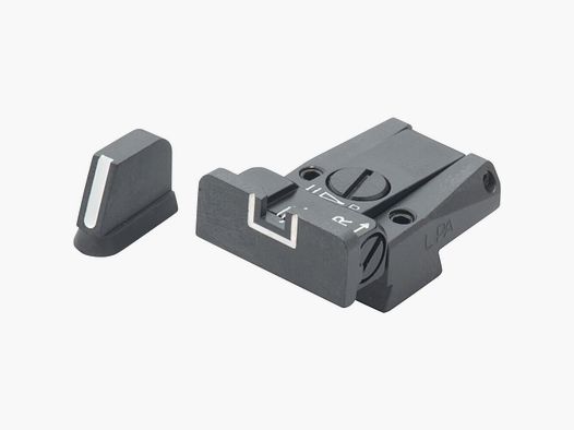 LPA Sights Visier-Set SPR voor CZ 75, 75B, 85 White-O