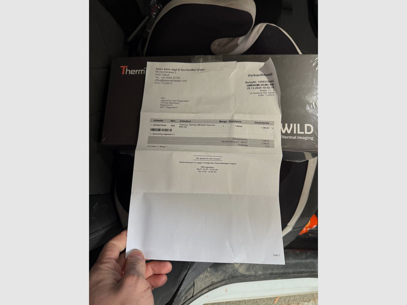 Wärmebildkamera - Thermtec Wild 335