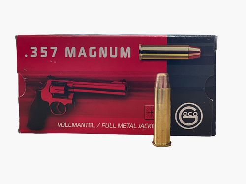 GECO REVOLVERPATRONEN - .357MAG. 158GRS / 10,2 G - FMJ-FN. - 50 SCHUSS
