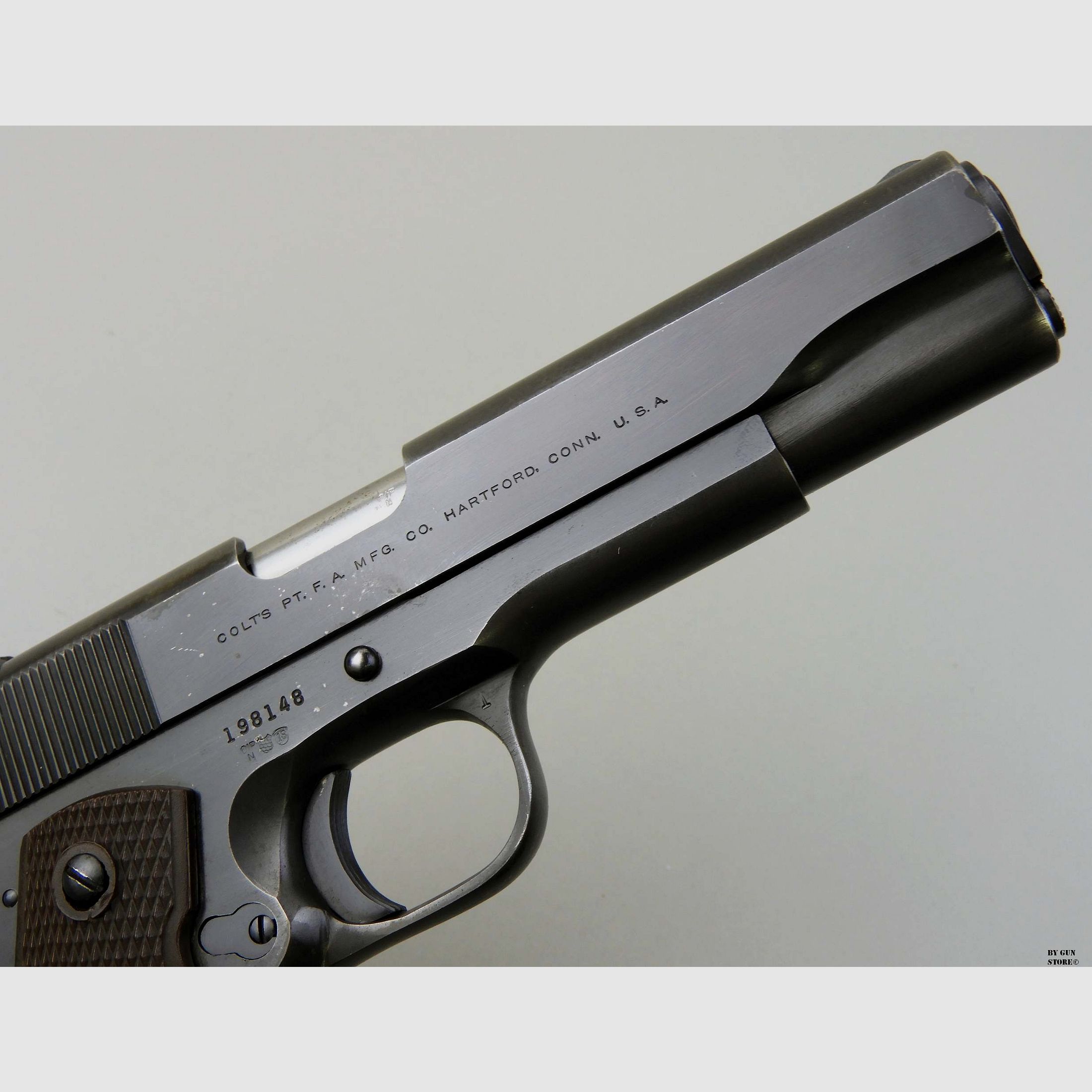 Pistolet Colt mod. GVT Super Automatic cal. 38 Super Auto matr. 198148, image 9 sur 13