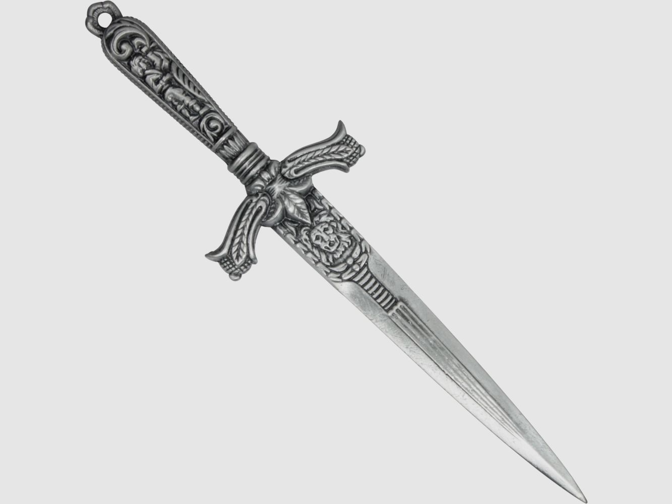 großer schwerer Brieföffner 23cm Metalguss