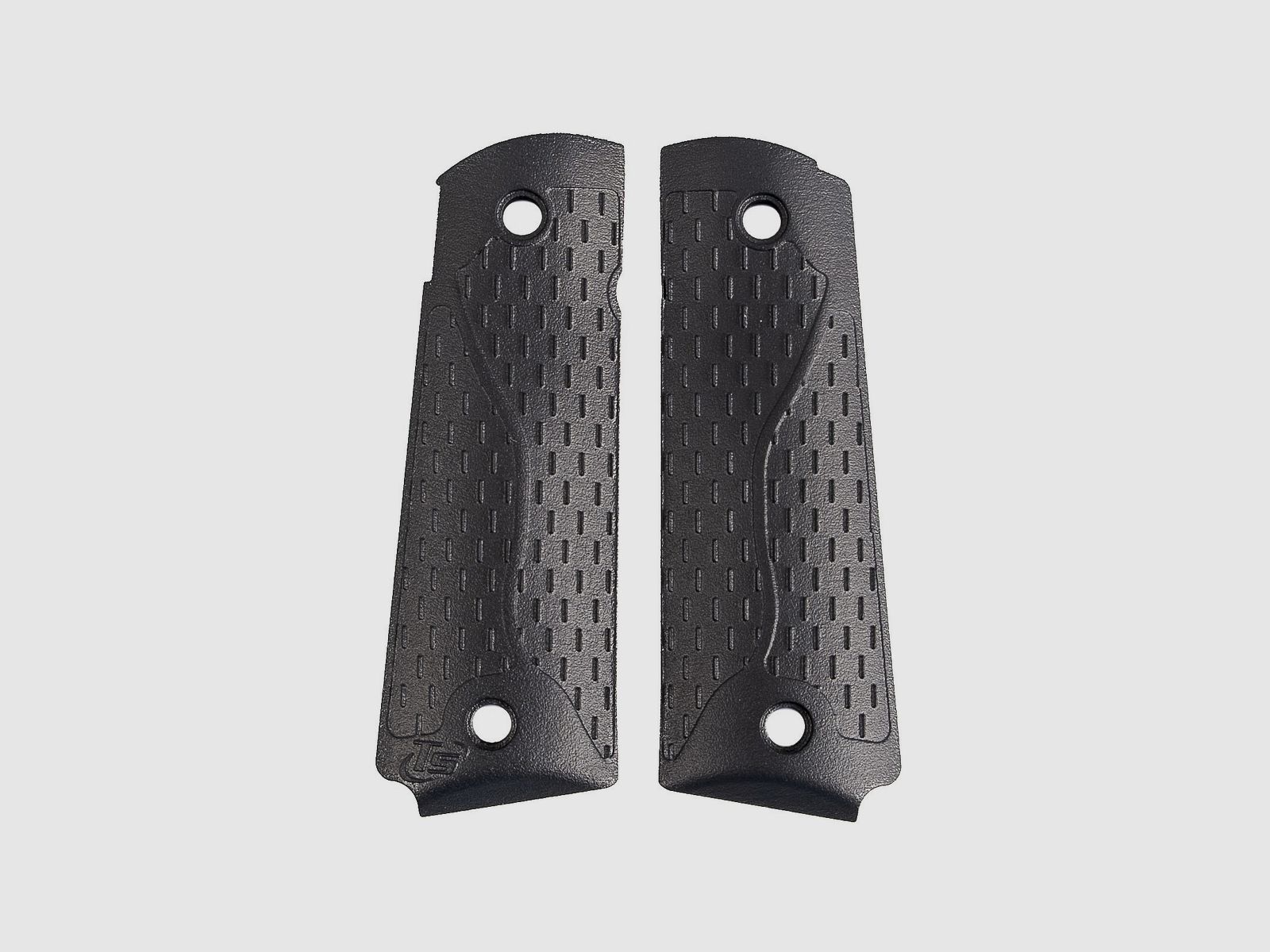 Polymer-Langgriffe 1911 - Schienengriff - TONI SYSTEM / Polymer long grips 1911- Track grip  - TONI SYSTEM *  ITEM CODE PYGTR1911-BK