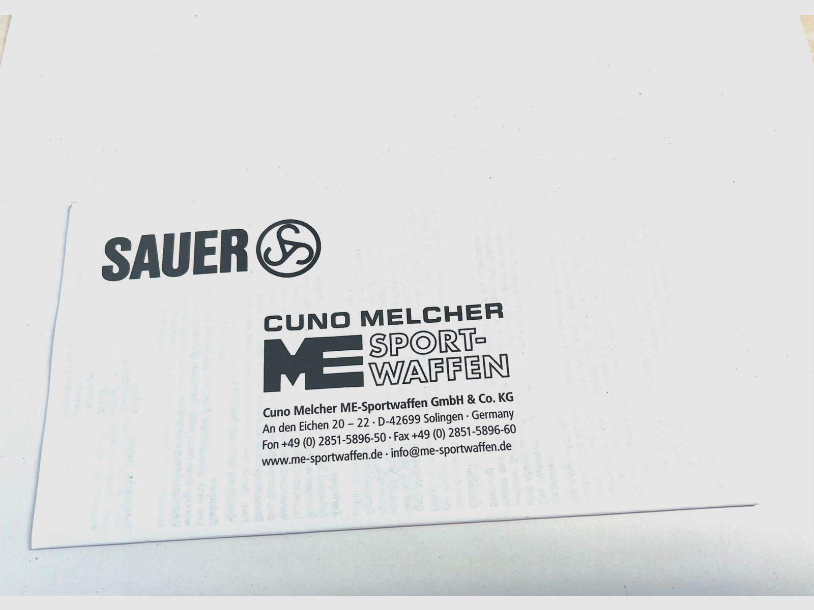 Melcher Sig Sauer P239 user manual - original, image 2 of 2