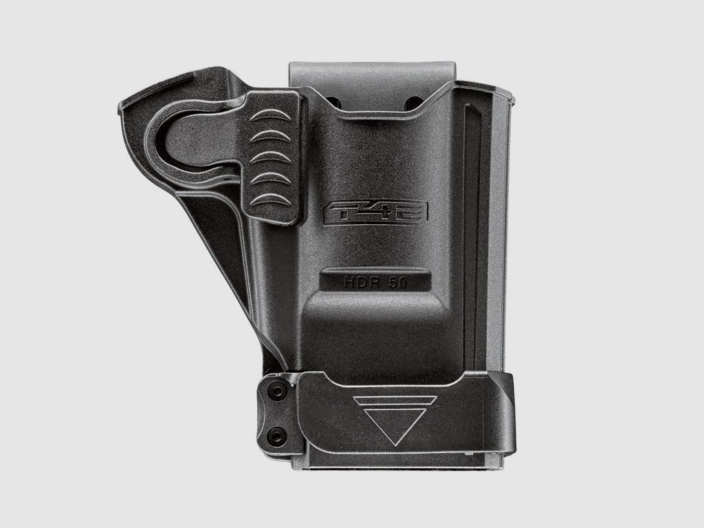 Schnellziehholster Paddel Holster GĂĽrtelholster fĂĽr CO2 Markierer Home Defense Revolver Umarex T4E HDR 50 Kunststoff schwarz