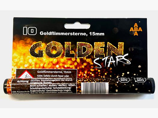 Gouden Sterren Goudflonkersterren 10 St.