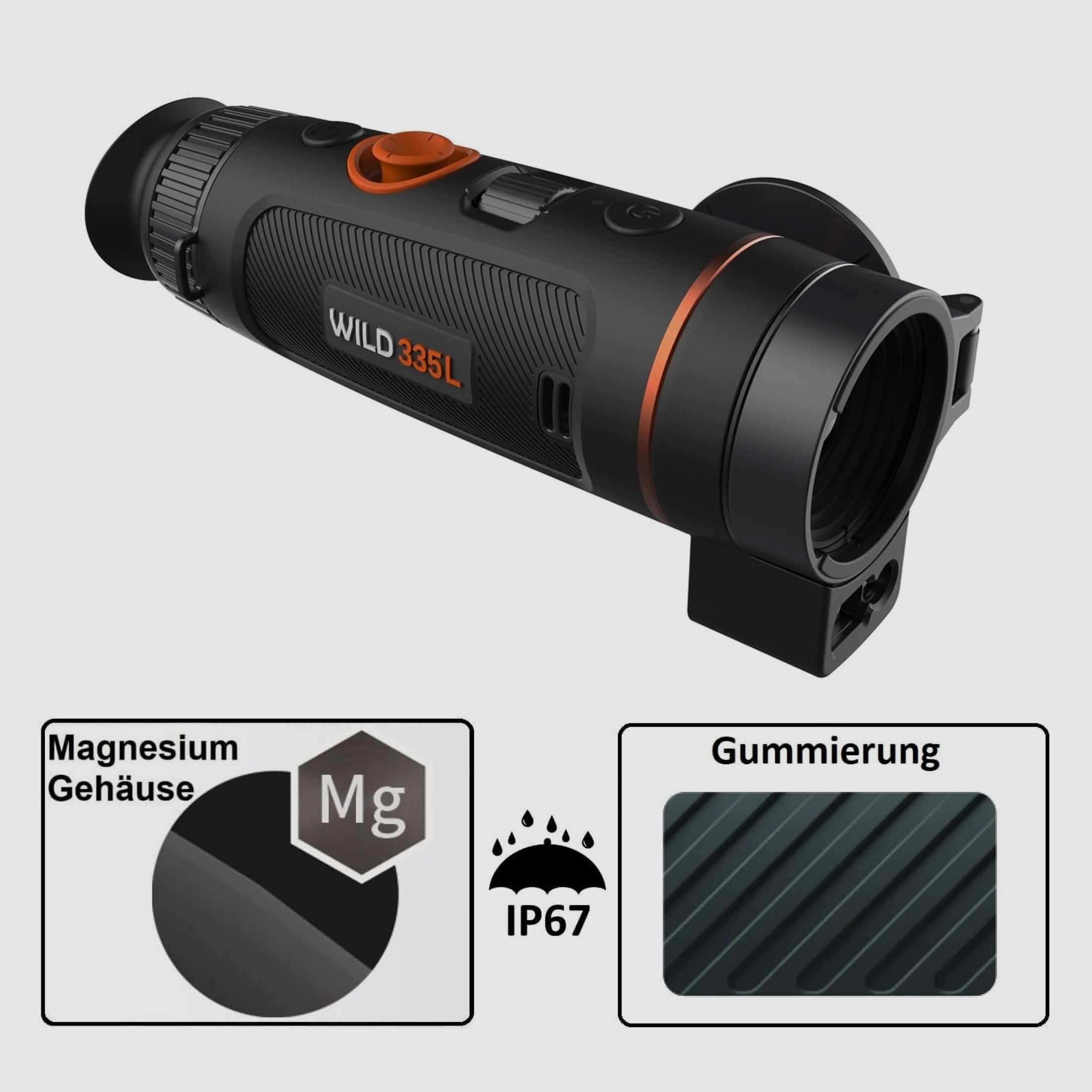 ThermTec WILD 335 L 35mm Linse 18 mk 384x288 Wärmebildkamera