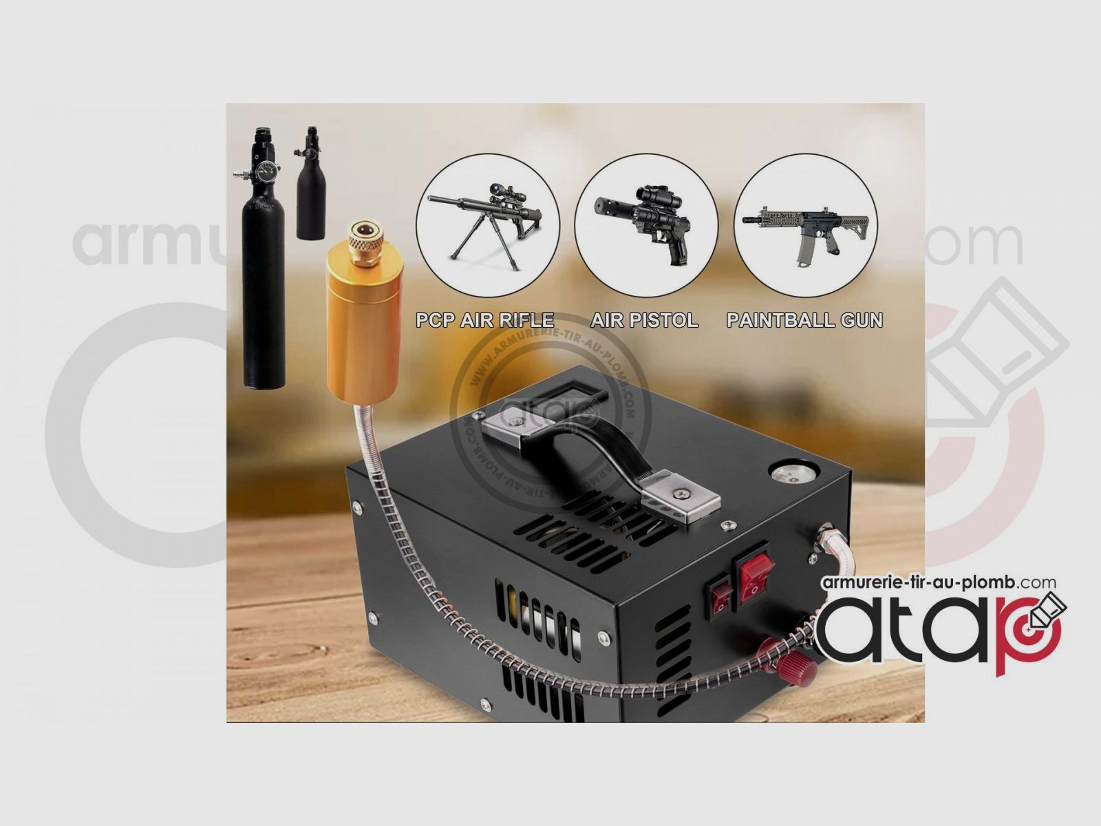 Compresseur PCP Haute pression portatif, image 1 sur 5