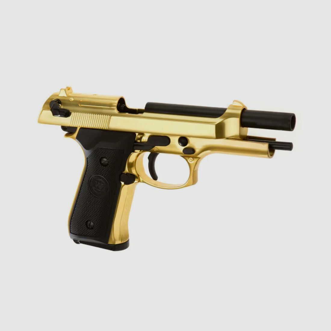 WE M9 Pistola Airsoft GBB VM 6mm BB oro