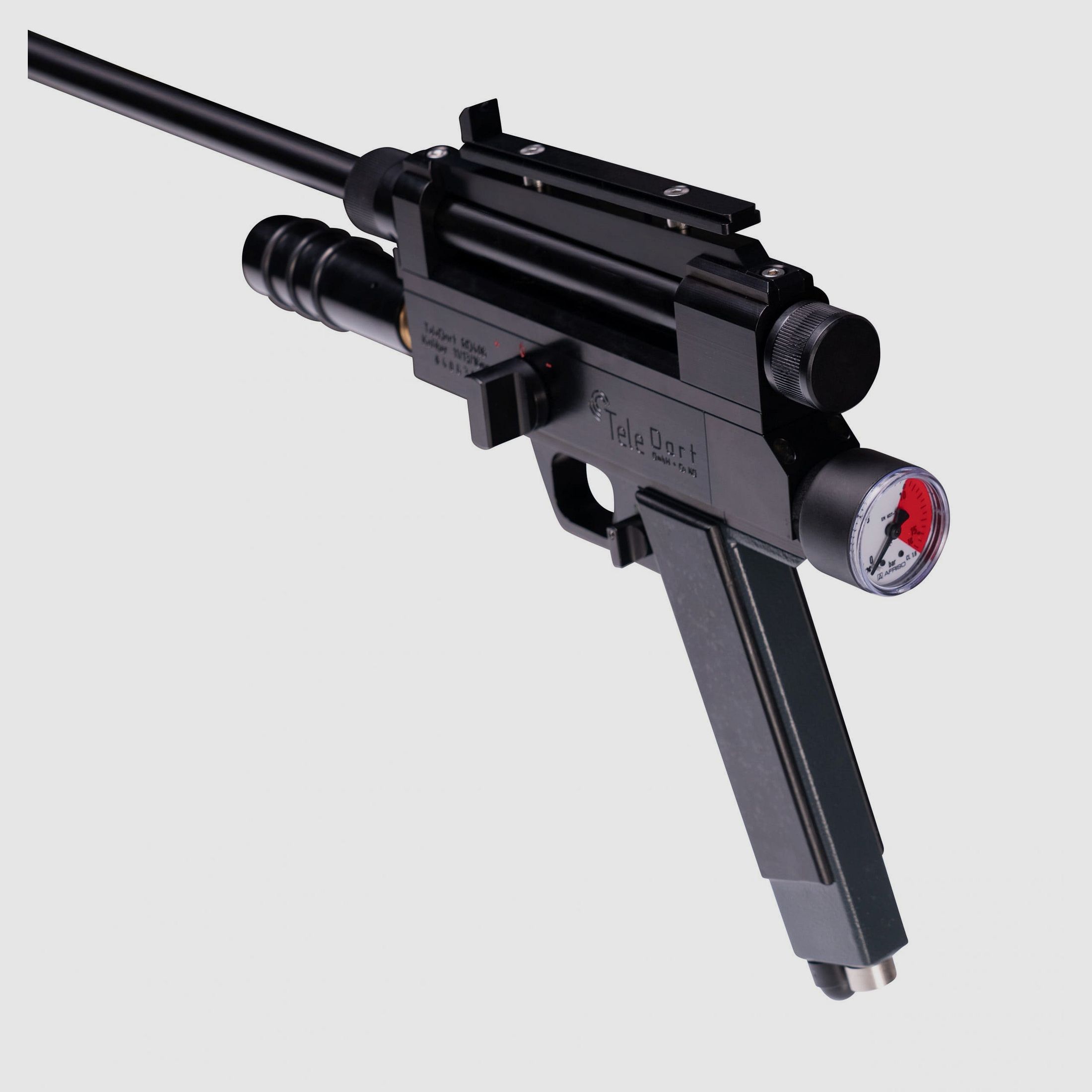 Pistolet d'injection et d'anesthésie TeleDart CO2 RD406 avec étui pour fusil, image 1 sur 2
