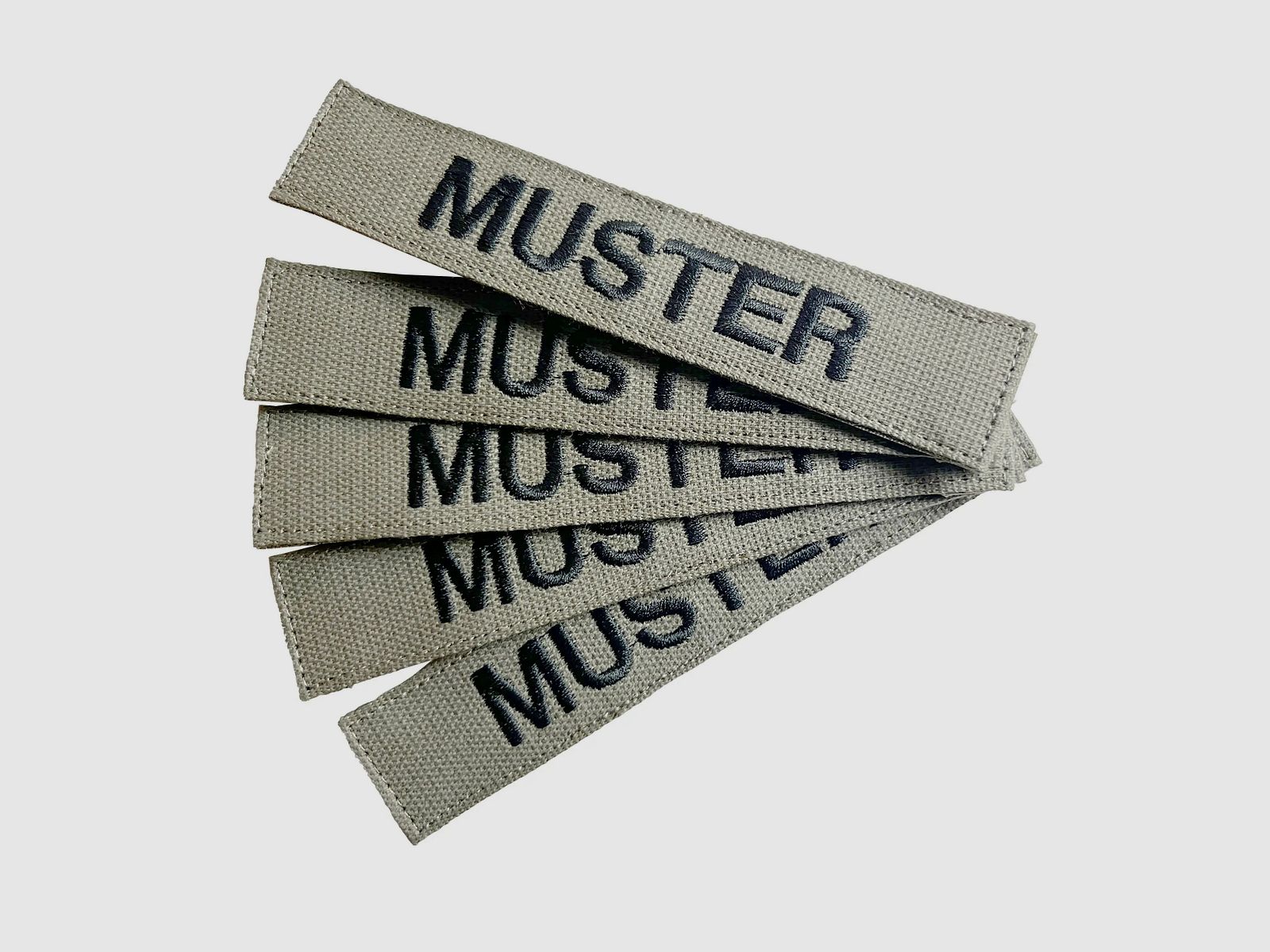 ASMC ASMC Namensbänder 5er Set Foliage gestickt auf Textil