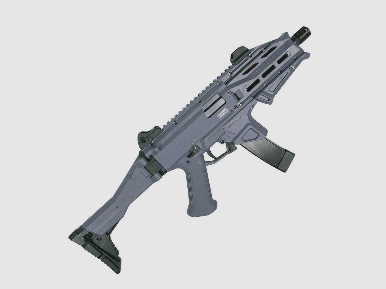 ASG	 CZ Scorpion EVO 3 A1 ATEK SAEG 6mmBB Battleship Grey-Dua