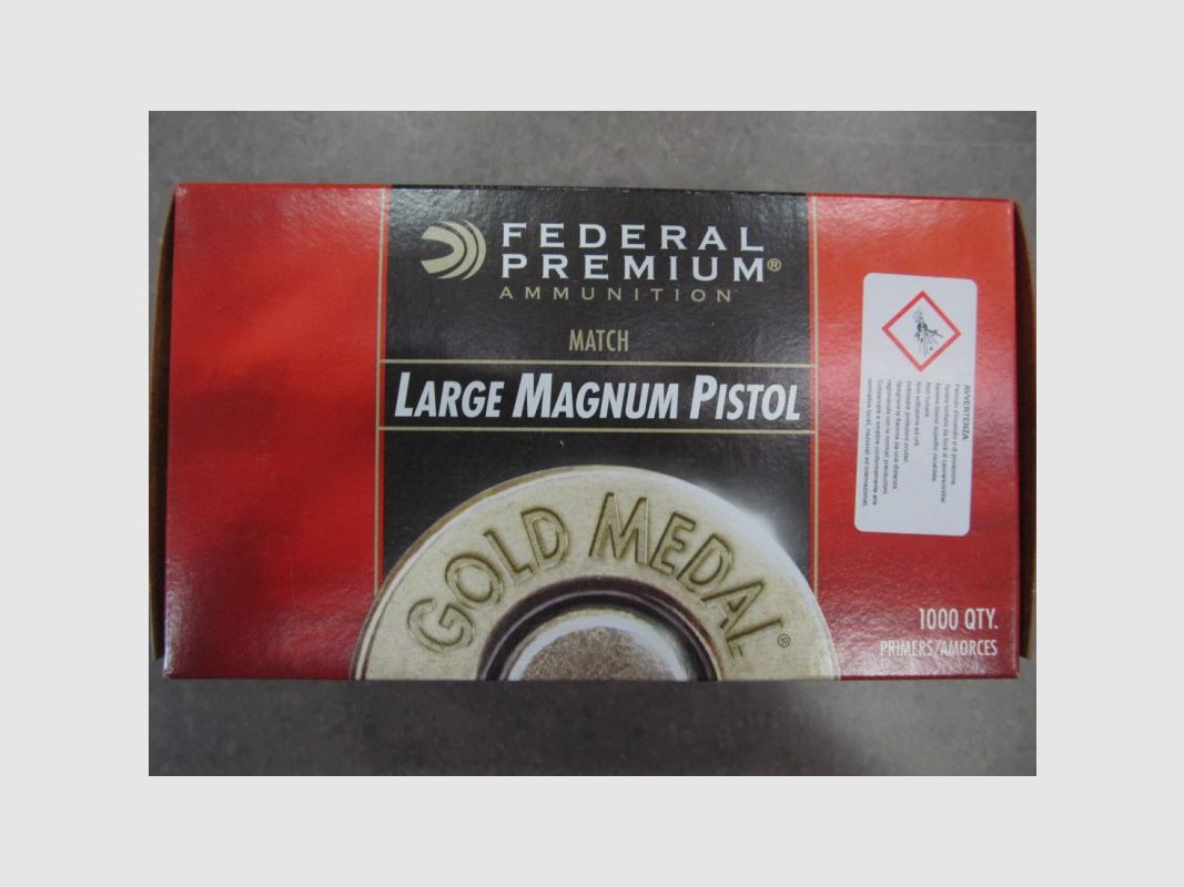FEDERAL ZUNDHÜTCHEN GROTE PISTOOL MAGNUM, afbeelding 1 van 2