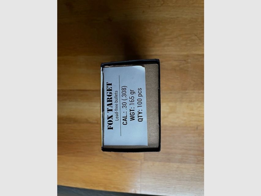 Fox .308 Target Bullet 165 gr.