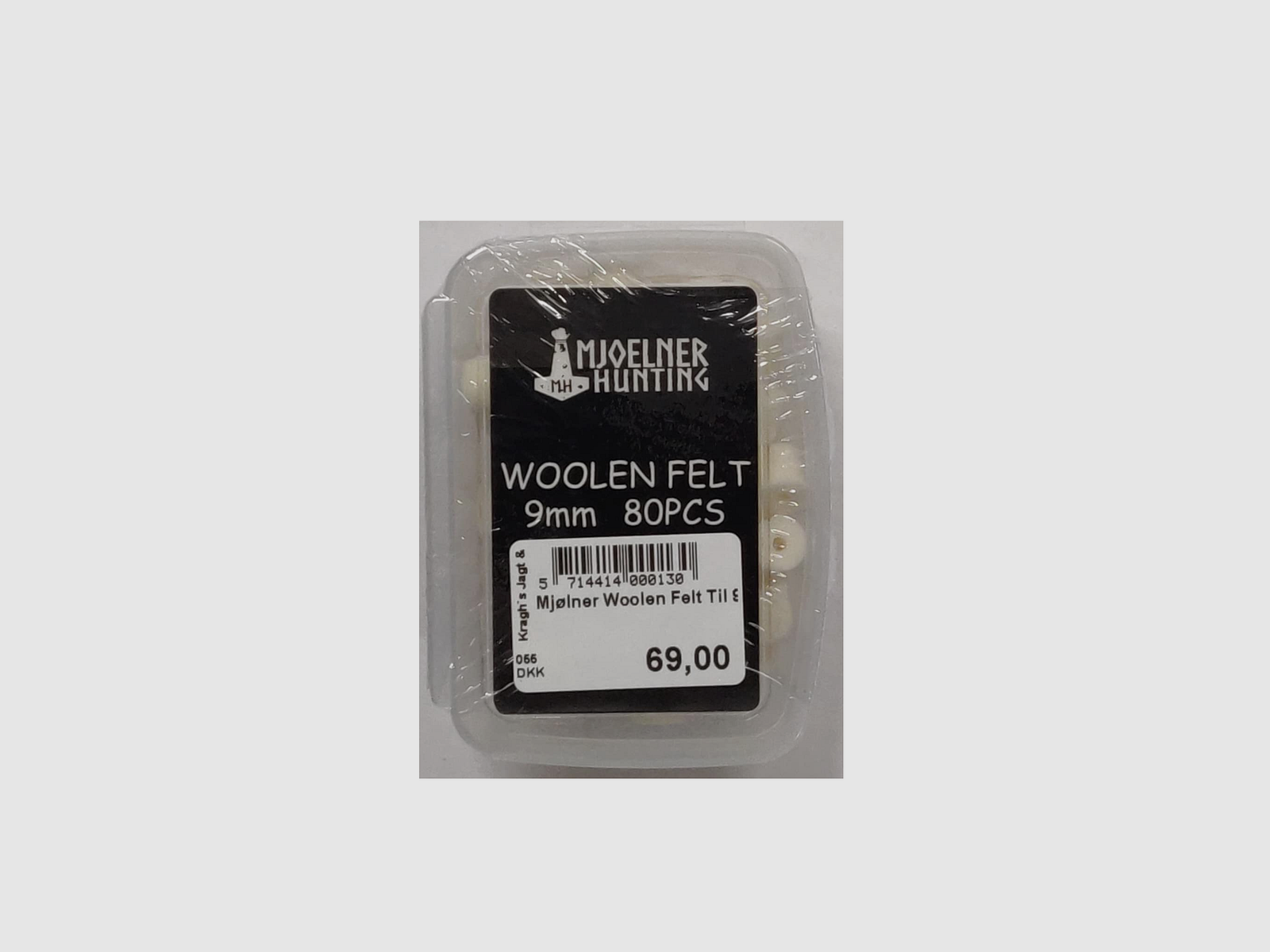 Mjølner Hunting Woolen Felt Til 9mm 80stk.