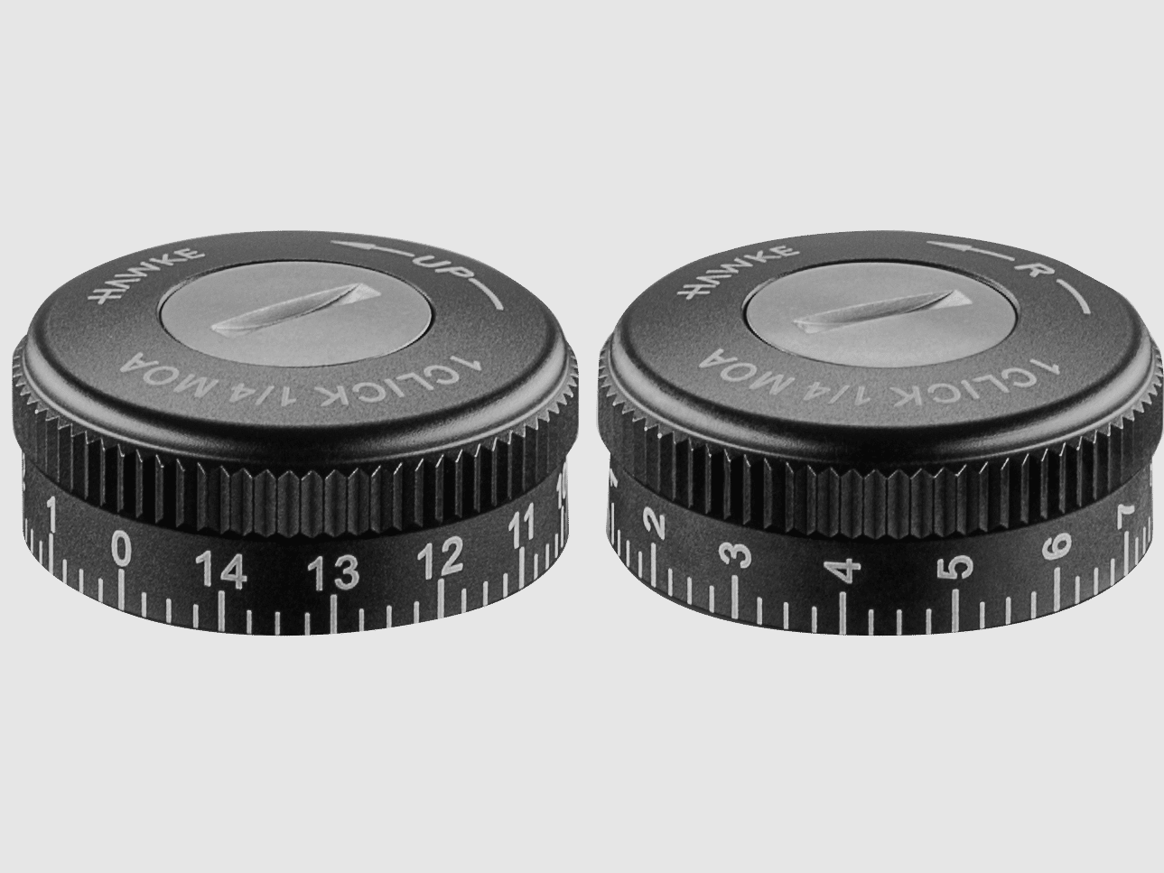 Hawke Riflescope Type 11 Turret Caps Endurance 30 WA (1/4 MOA locking) (W+E)