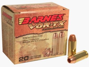 Barnes VOR-TX 10mm Auto 155GR XPB Hollow Point 20 cartouches