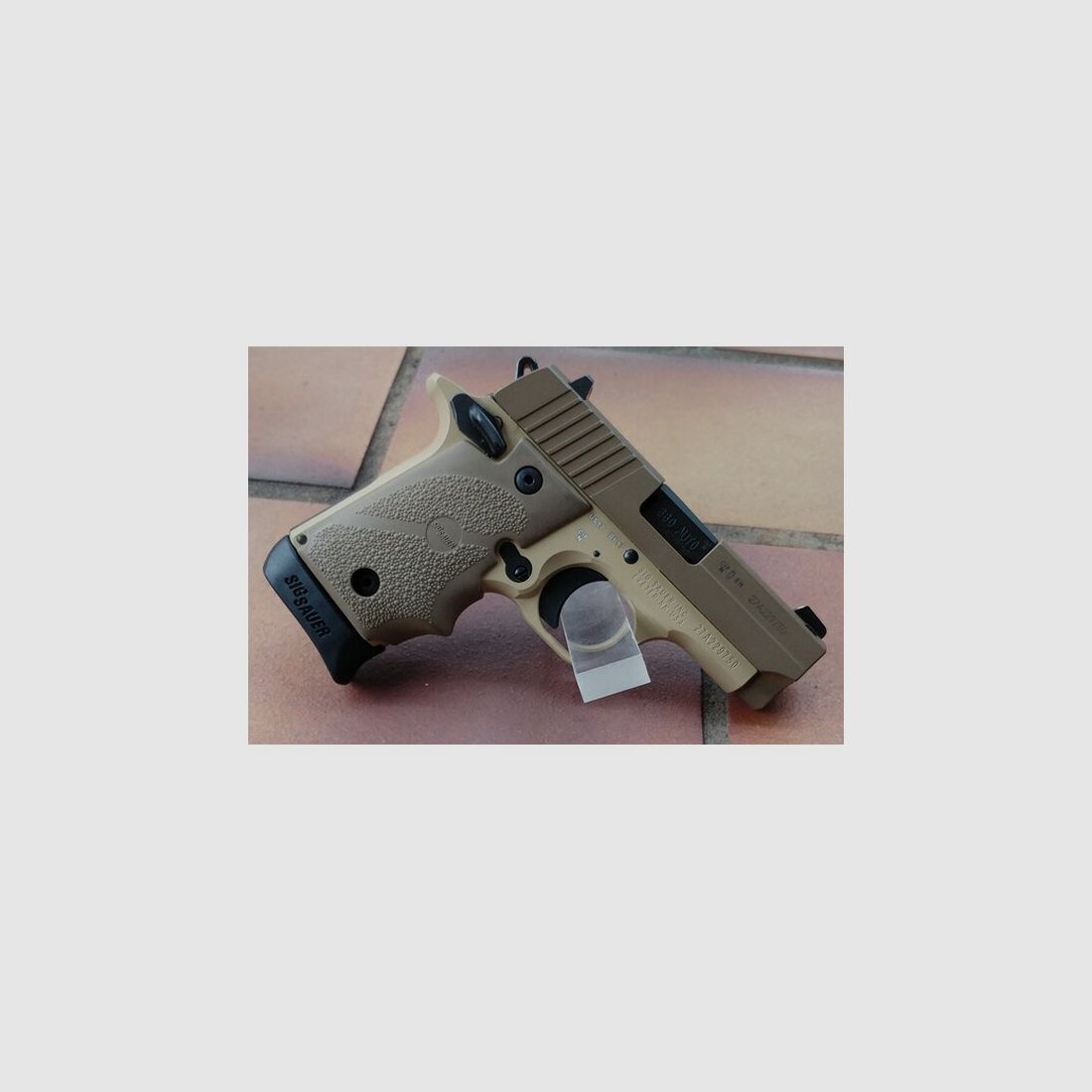 Sig Sauer P238 Desert Tan, Slite,Dao, Ambi Kal. .380 Auto