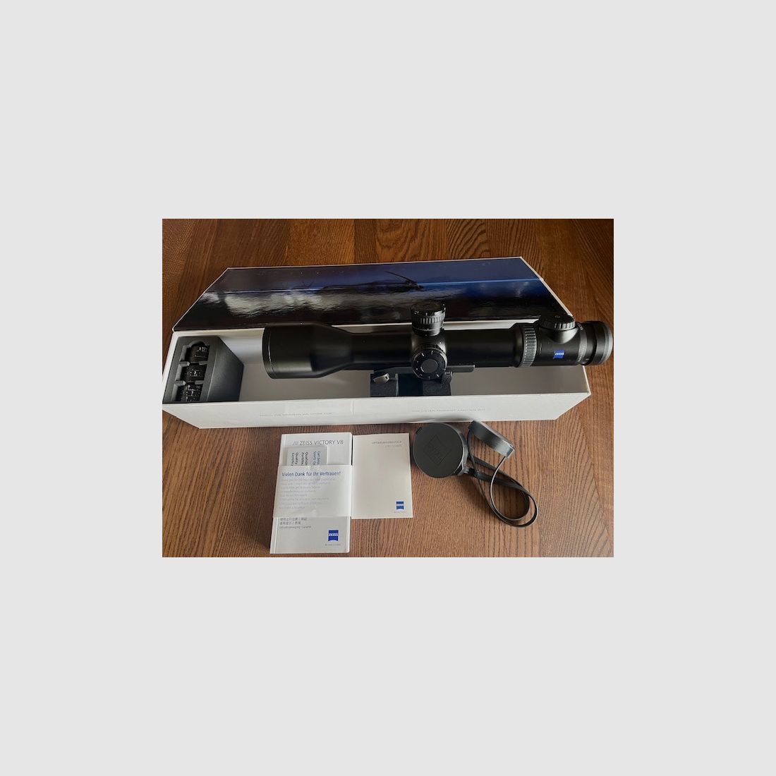 Zeiss V8 2,8-20x56,ASV, (LA60), Schiene  mit original Blaser Sattelmontage