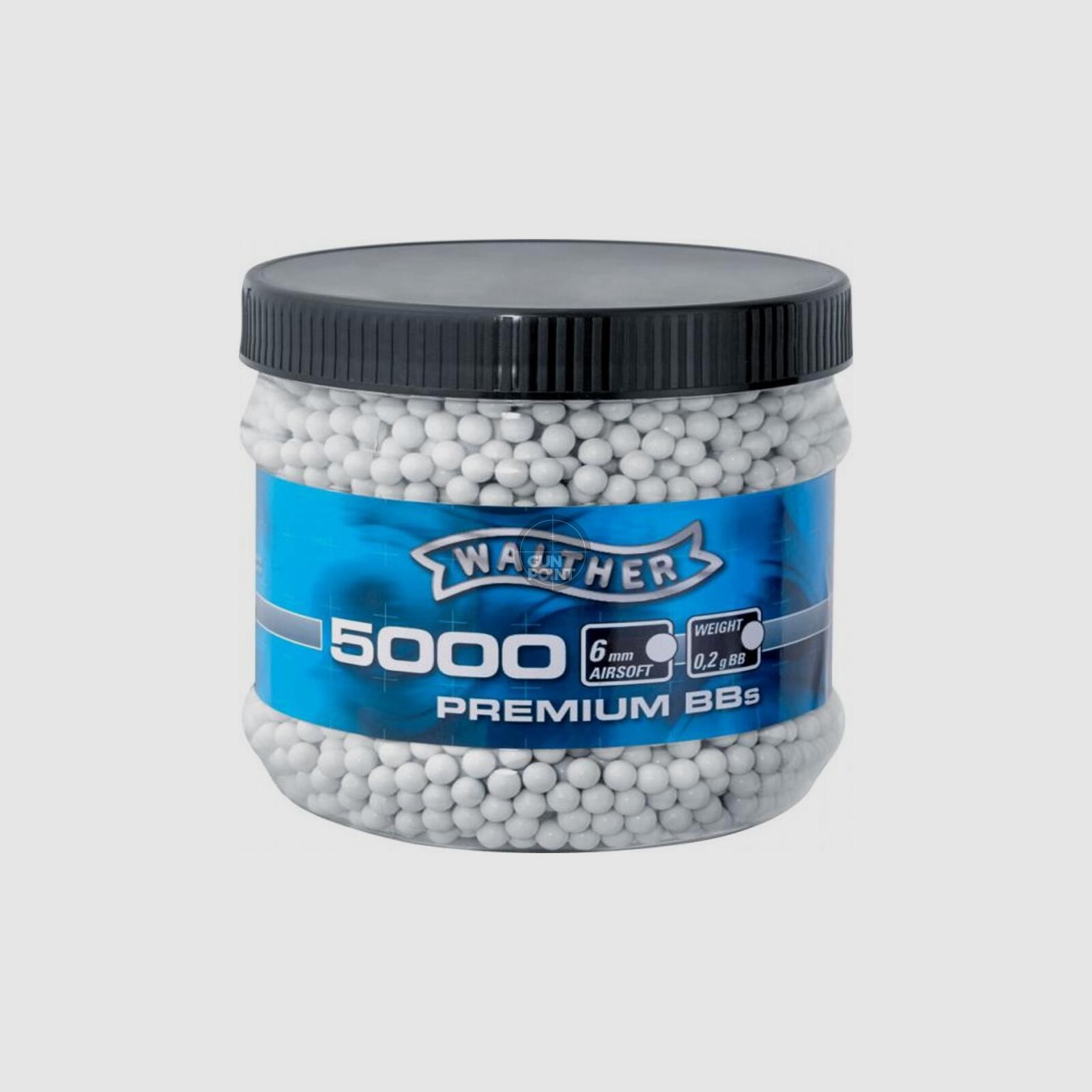 Softair - Kugeln Walther Basic Selection BBs - 0,20g 5000 Stk. Wei