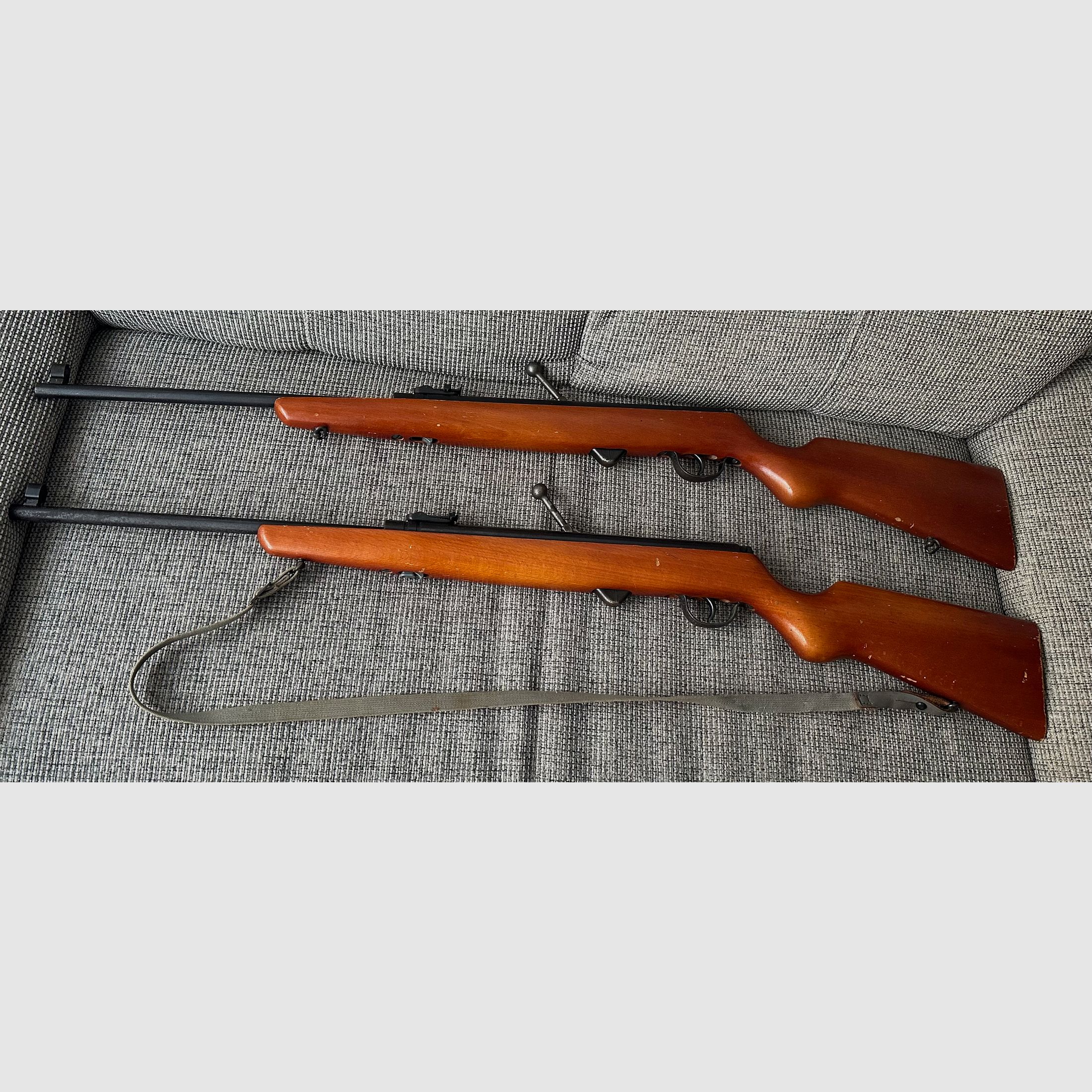 Set de carabina de aire Haenel 310 NVA (2x, 3x cargador + muchas balas) — en buen estado usado