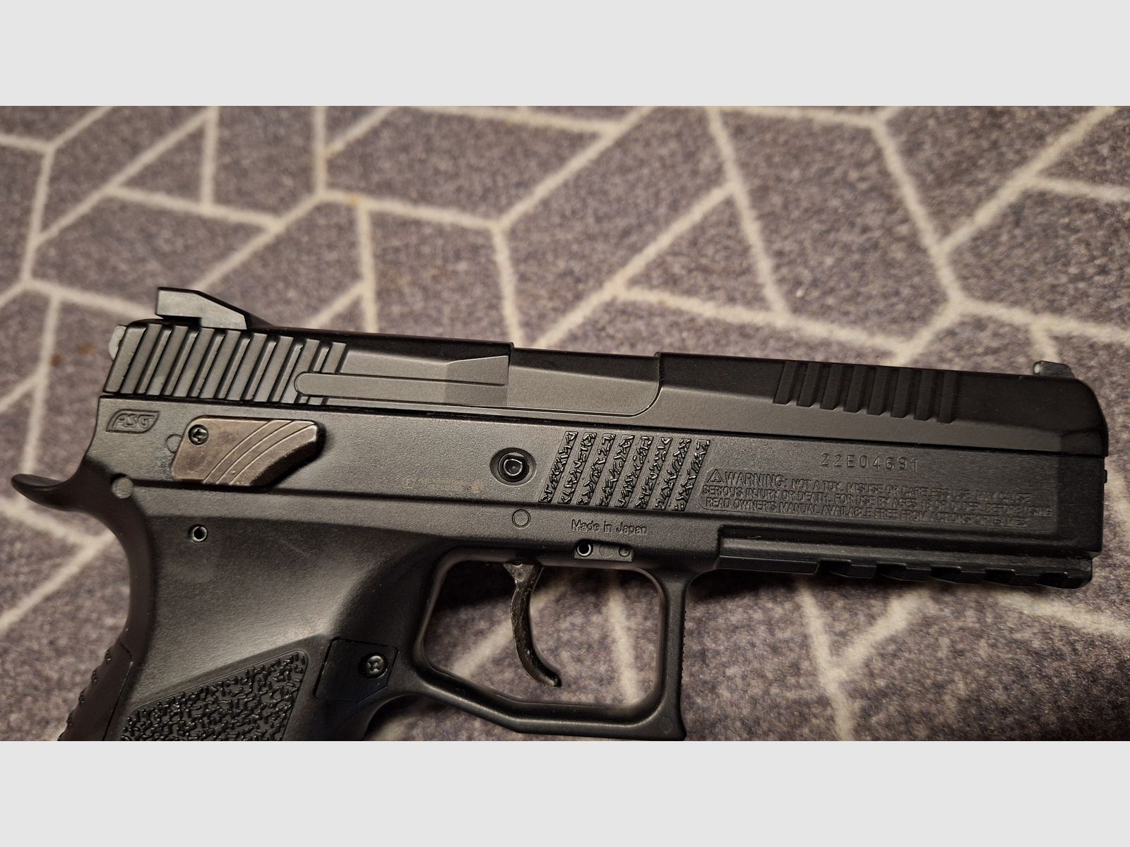 CZ P-09 Duty 4,5 mm Diabolo/Stahl BB Co2-Pistole Blow Back, Bild 2 von 12