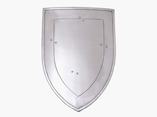 Wappenschild aus Stahl mit Innenpolster