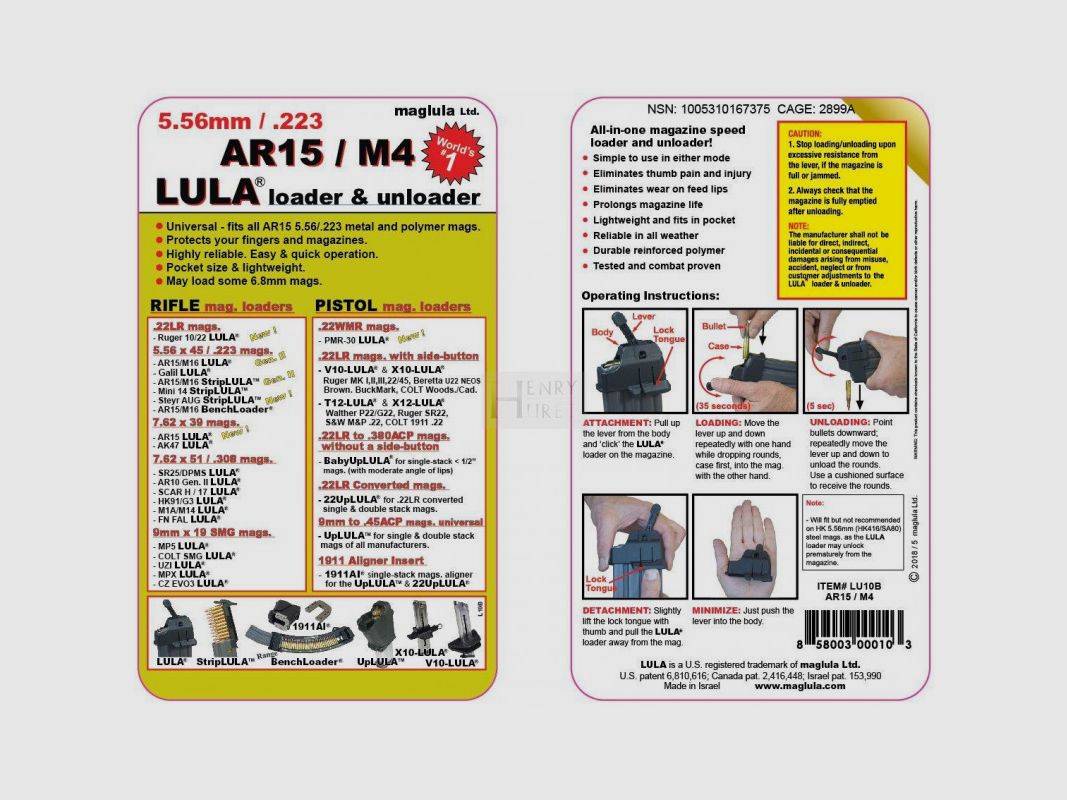 Caricatore UPLULA AR15-M4, immagine 5 di 6