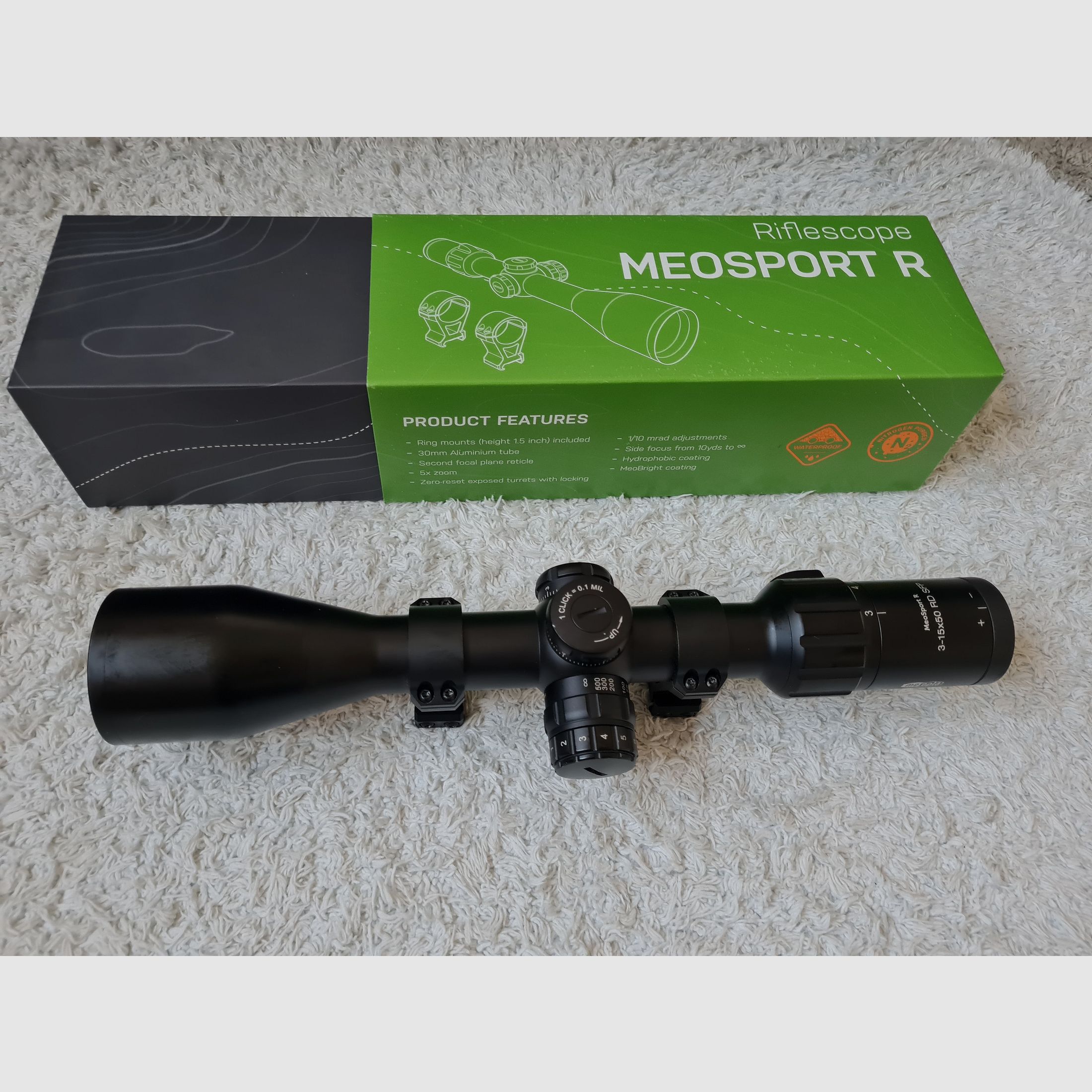 Meopta MeosportR 3-15x50 RD SFP