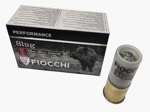 CARTUCCE FIOCCHI CAL.12 PALLA SLUG 32 GR CONFEZ.10