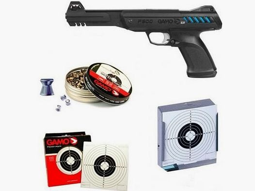 Pistole GAMO P900 IGT Gunset mit Patronenhalter, Zielscheiben und Diabolos
