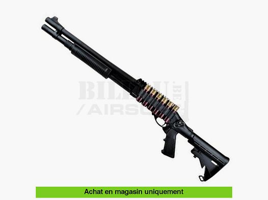 Airsoft-pompactiegeweer GNB M870TL Full Metal zwart