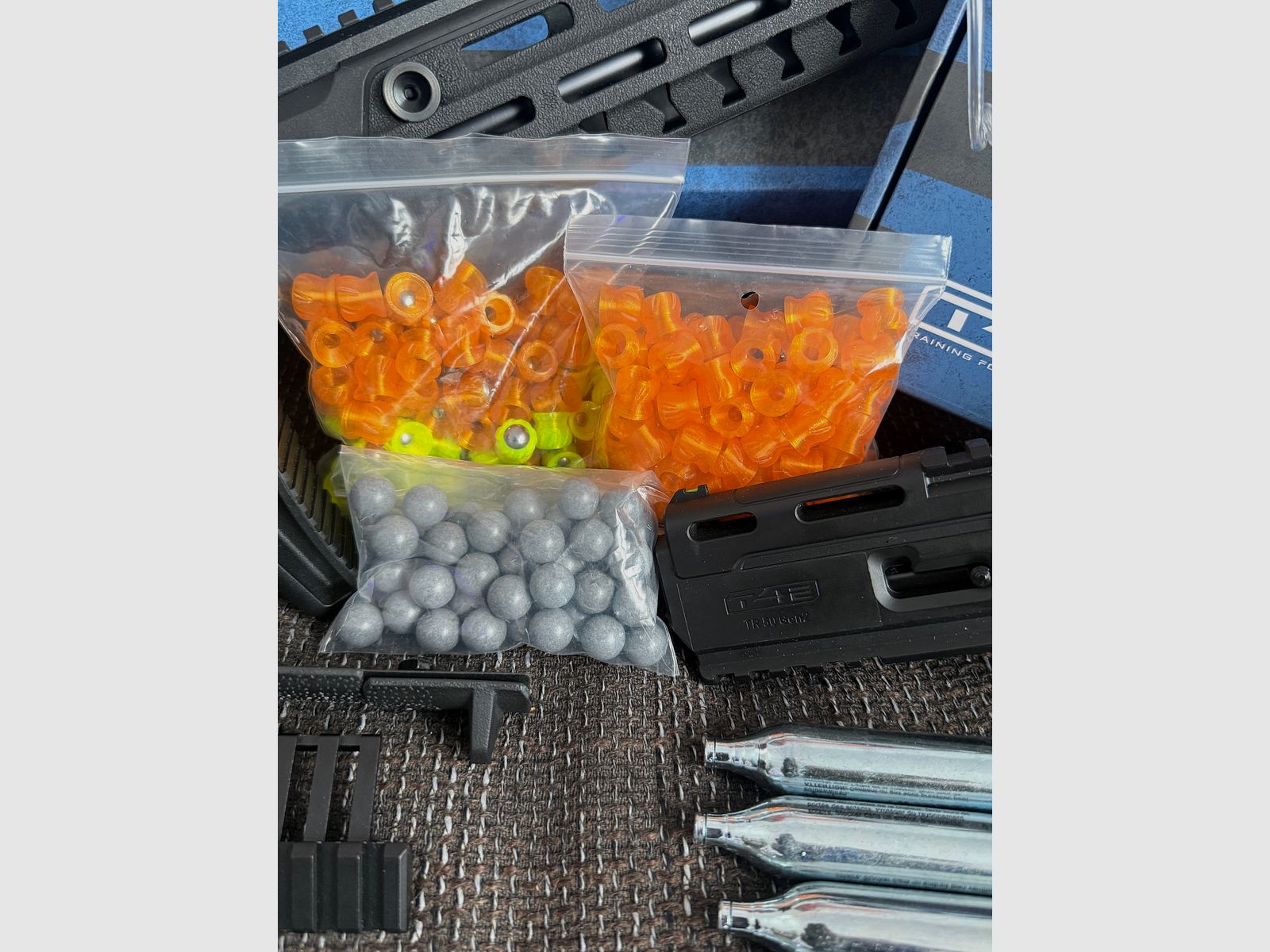 RAM-Set - Umarex T4E TR50 (Gen.2) + Umarex TR50 uitbreidingsset + diverse accessoires (ongeveer 4 weken oud)