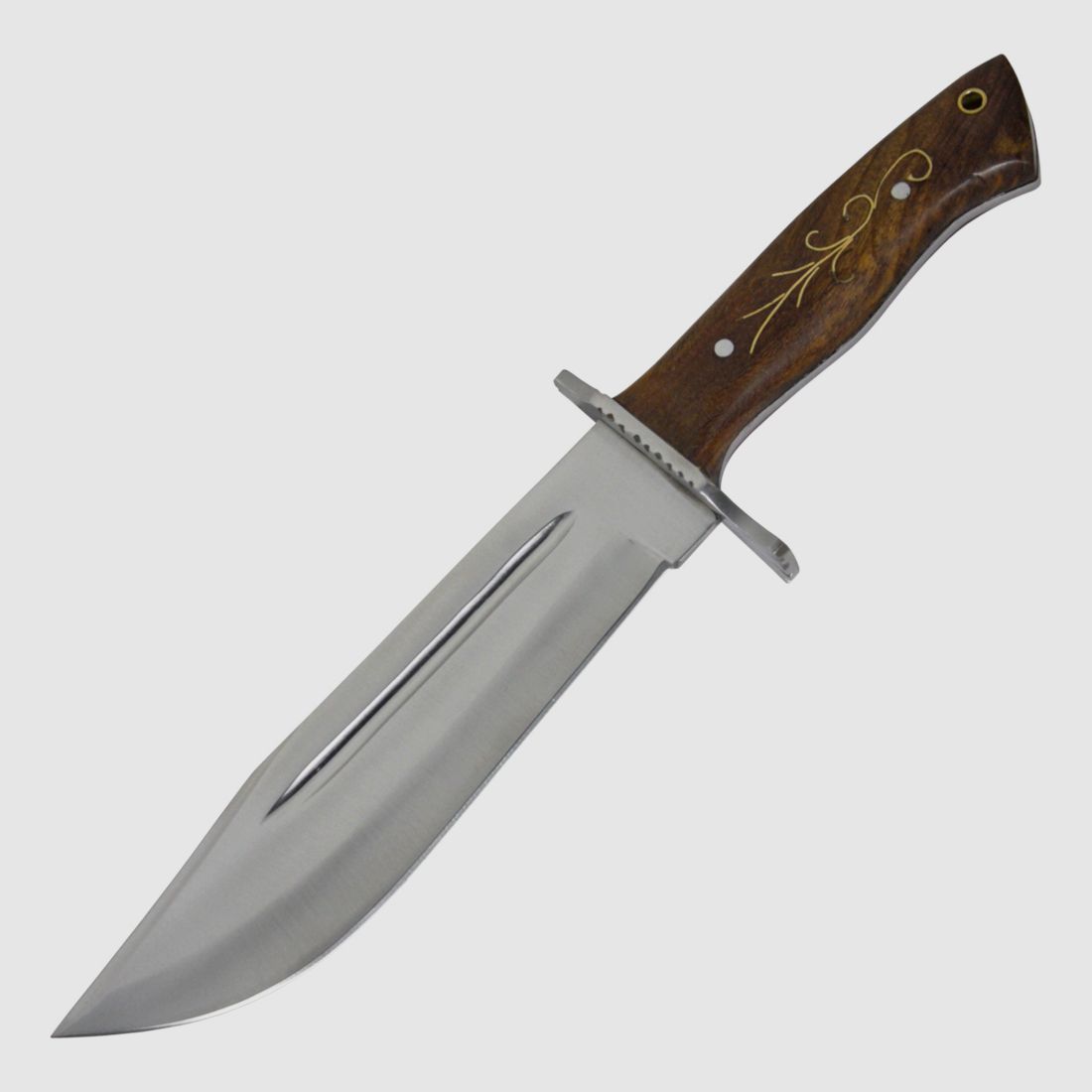 Bowie knife with flat tang blade
