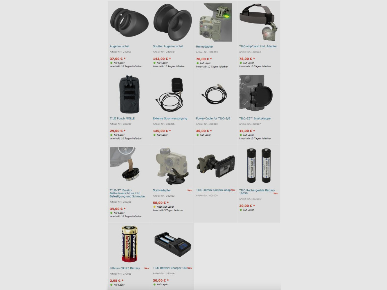 Andres Industries	 TILO 3Z+