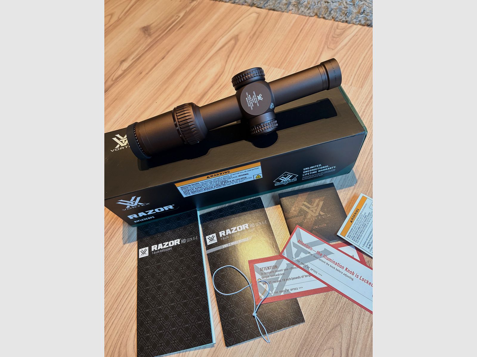 Vortex Razor HD Gen II-E 1-6×24 VMR-2