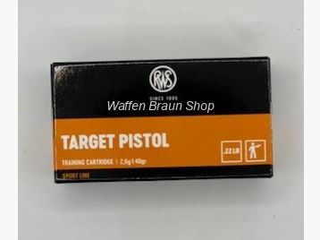 RWS .22 l.r. TARGET PISTOL 50 pieces
