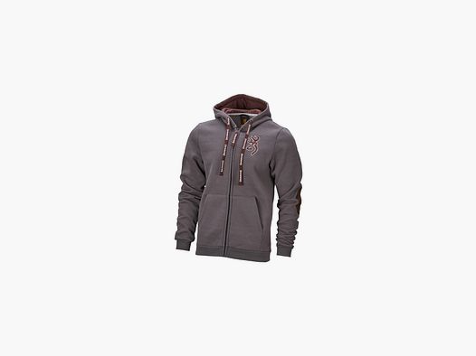 Felpa Browning Snapshot con zip Ashgrey