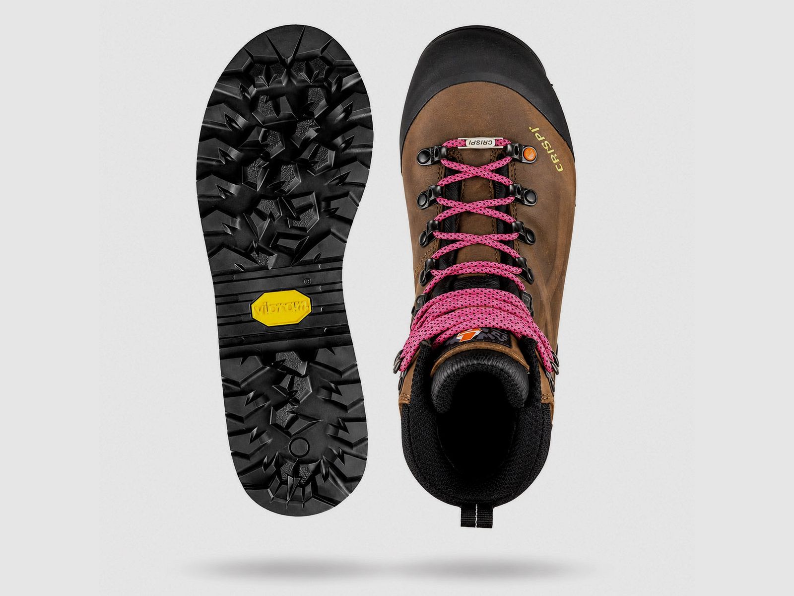Camo-Stiefel CRISPI Valdres S.E. GTX Braun Magenta Gore-Tex, Bild 2 von 4