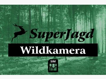 SuperJagd Caméra de Chasse Service incluant une carte SIM pour 1 an